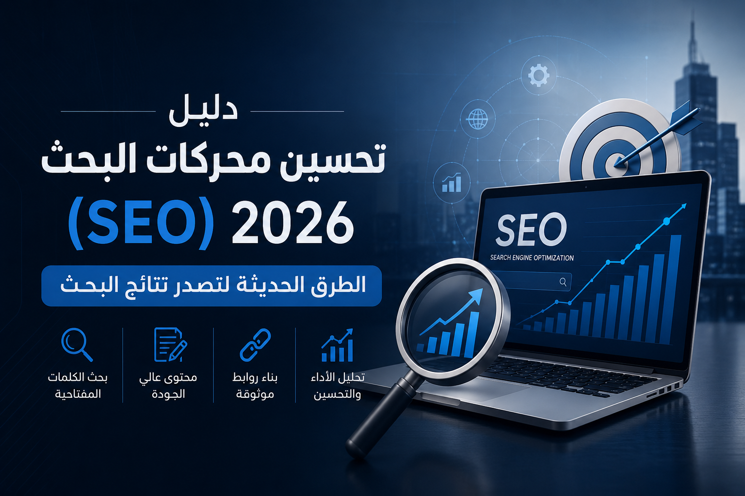 دليل تحسين محركات البحث (SEO) 2026: الطرق الحديثة لتصدر نتائج البحث